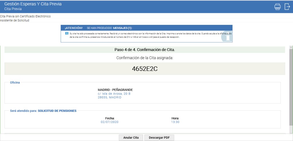 cómo solicitar cita previa