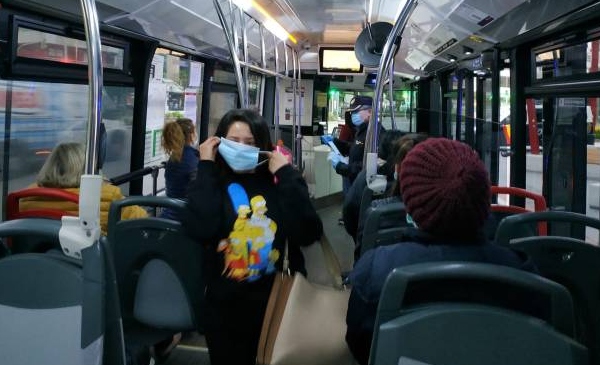 Vacunación para los trabajadores del transporte.